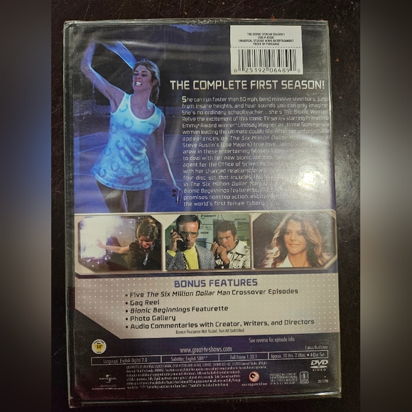The Bionic Woman Season 1 DVD Set - Picture 3 of 3